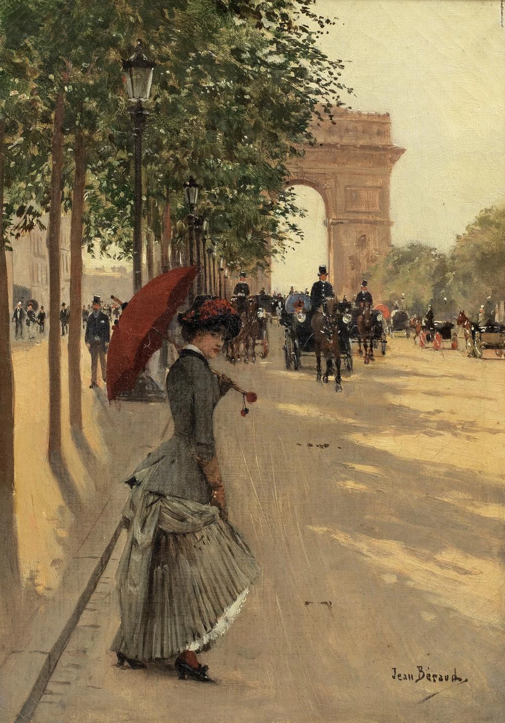 Passeggiata vicino all'Arco di Trionfo, Parigi